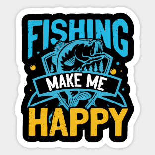 fishing legend a perfect birthday gift for an angler Sticker